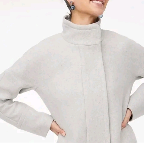 J.Crew Gray Wool City Coat - Picture 6 of 15